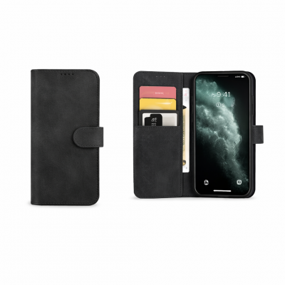 IPHONE 15 PRO MAX FUNDA DE LIBRO TARJETERO CON SOLAPA ROMBO