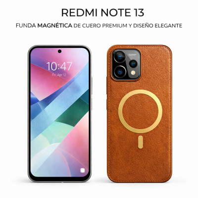 FUNDA MAGNETICA DE CUERO PREMIUM Y DISEÑO ELEGANTE