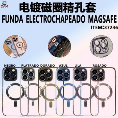 IPHONE 13 FUNDA ELECTROCHAPEADO MAGSAFE